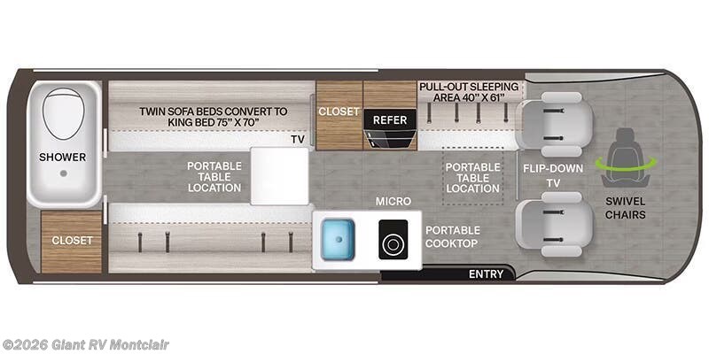 New 2026 Thor Motor Coach Tranquility 24A available in Montclair, California