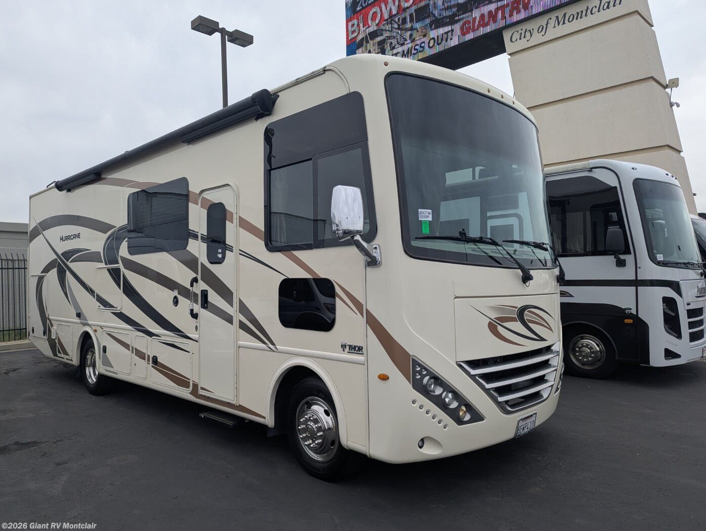Used 2019 Thor Motor Coach Hurricane 29M available in Montclair, California