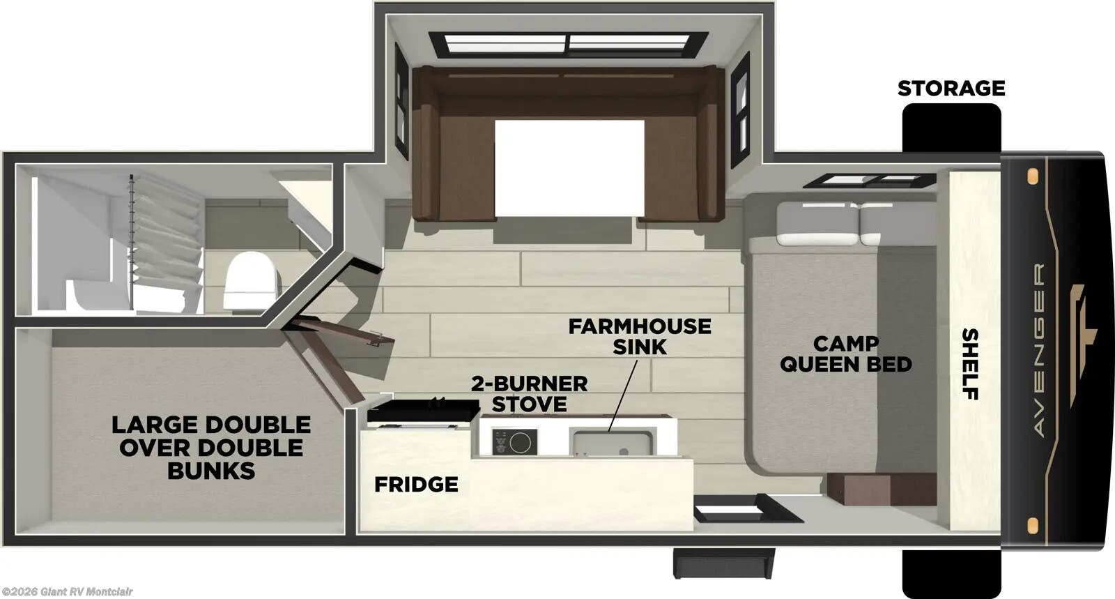 New 2026 Prime Time Avenger 18DBS available in Montclair, California