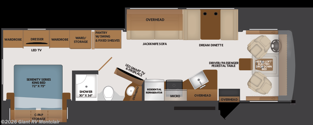 New 2026 Fleetwood Fortis 34MB available in Montclair, California