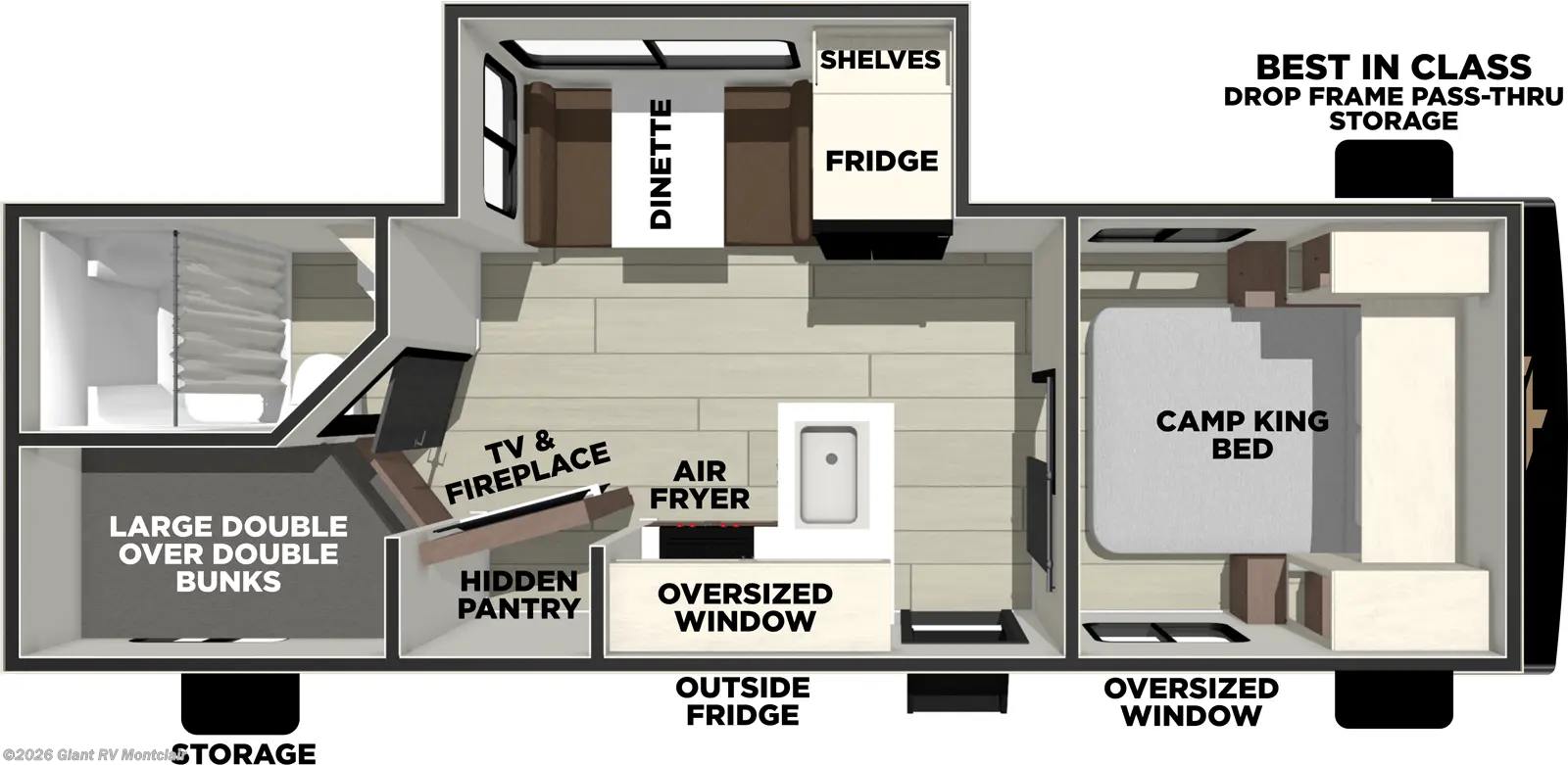 New 2027 Prime Time Avenger 23BHS available in Montclair, California