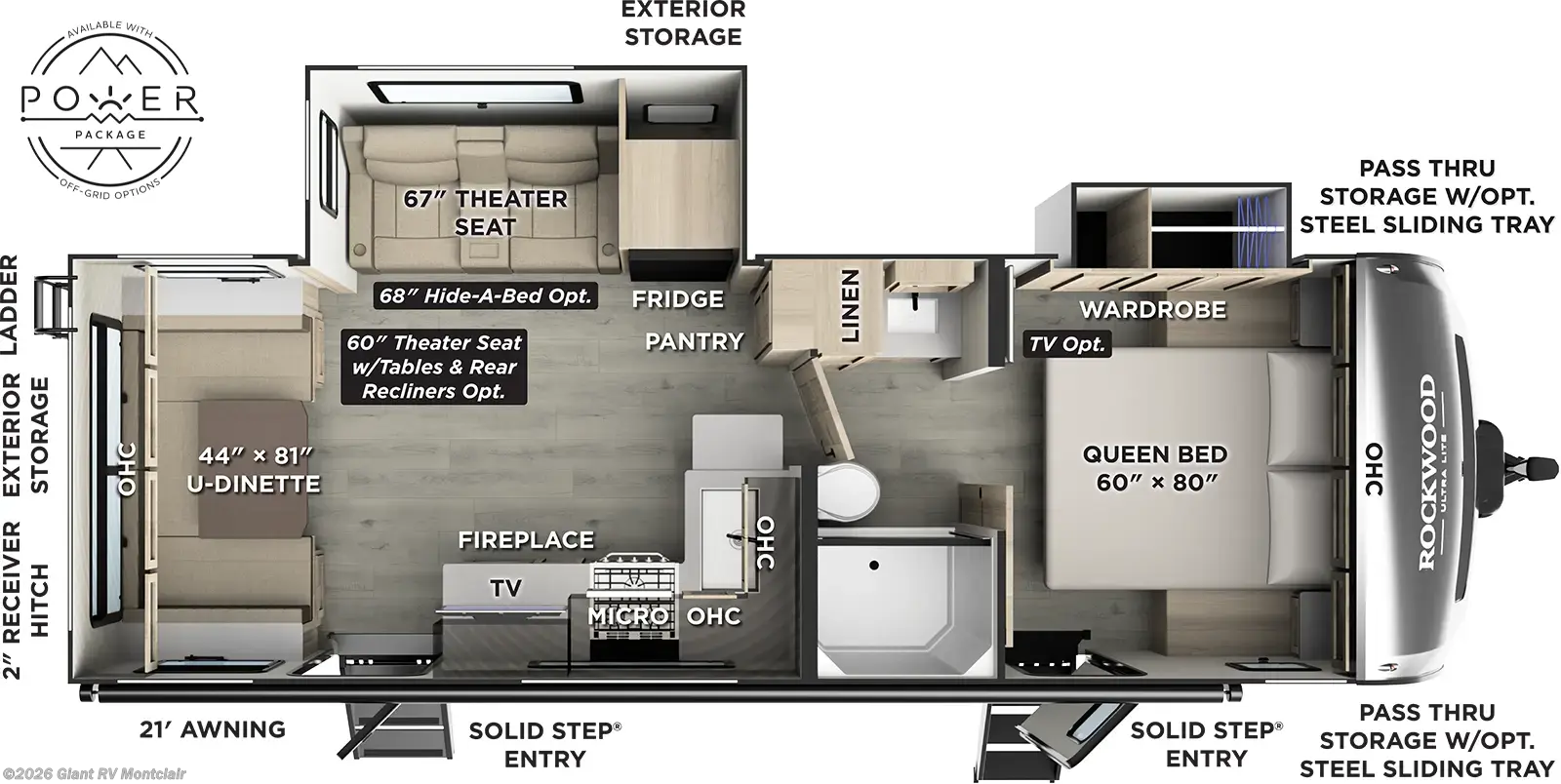 New 2027 Forest River Rockwood Ultra Lite 2618RD available in Montclair, California