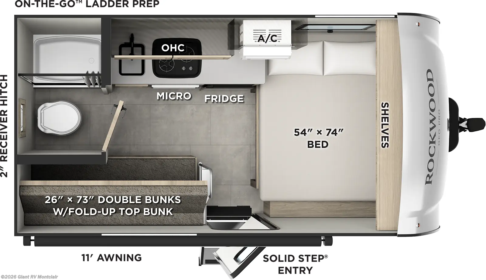 New 2027 Forest River Rockwood Geo Pro G13LE available in Montclair, California