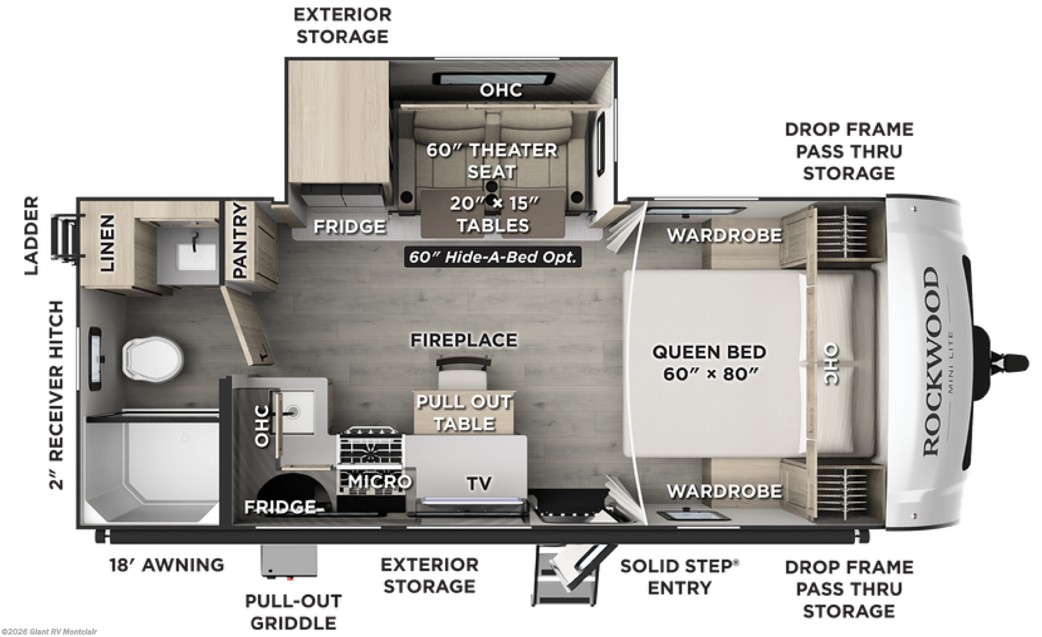 New 2027 Forest River Rockwood Mini Lite 2213S available in Montclair, California