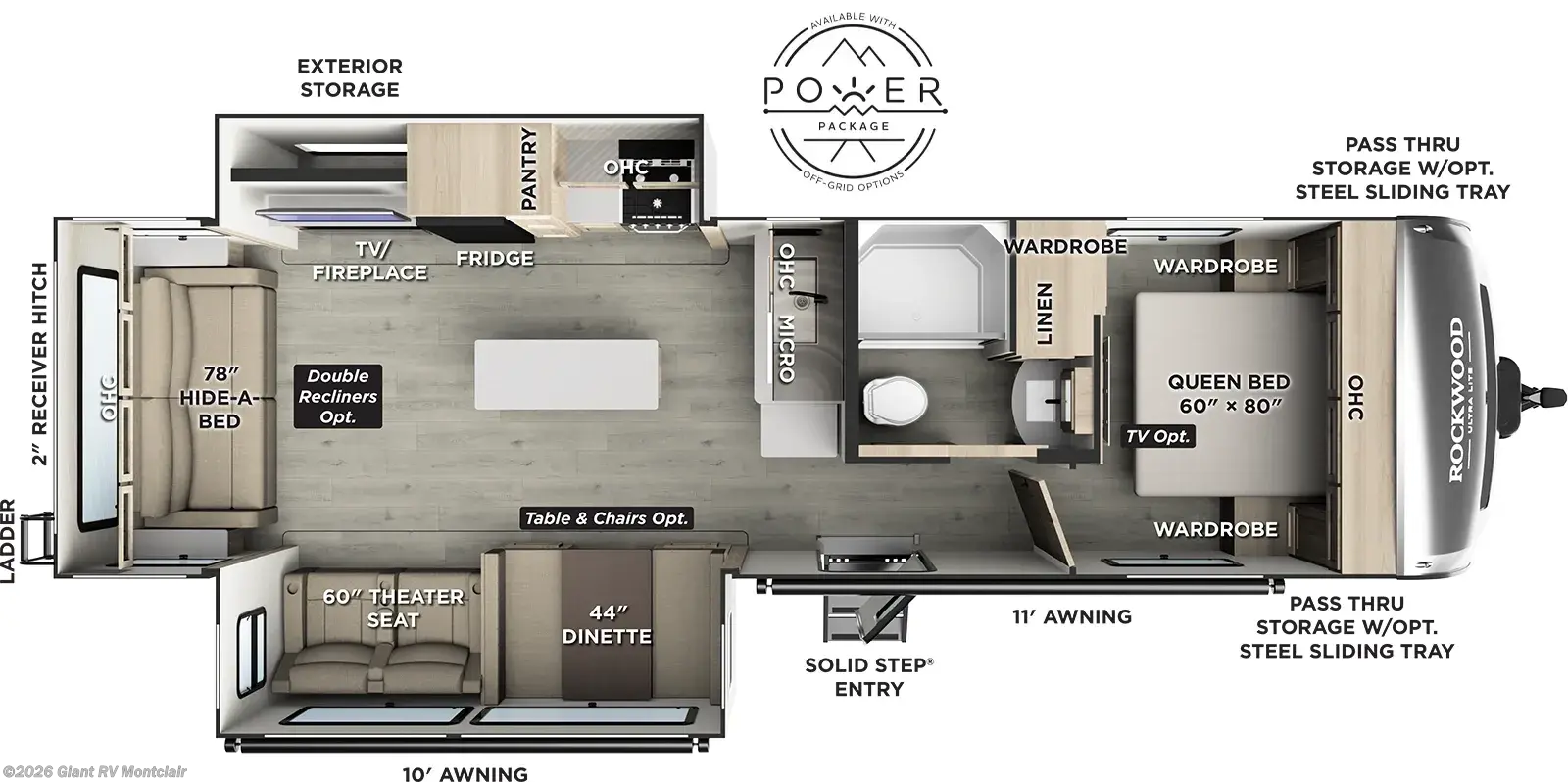 New 2027 Forest River Rockwood Ultra Lite 2906RL available in Montclair, California