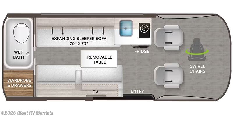 New 2026 Thor Motor Coach Tranquility 19A available in Murrieta, California