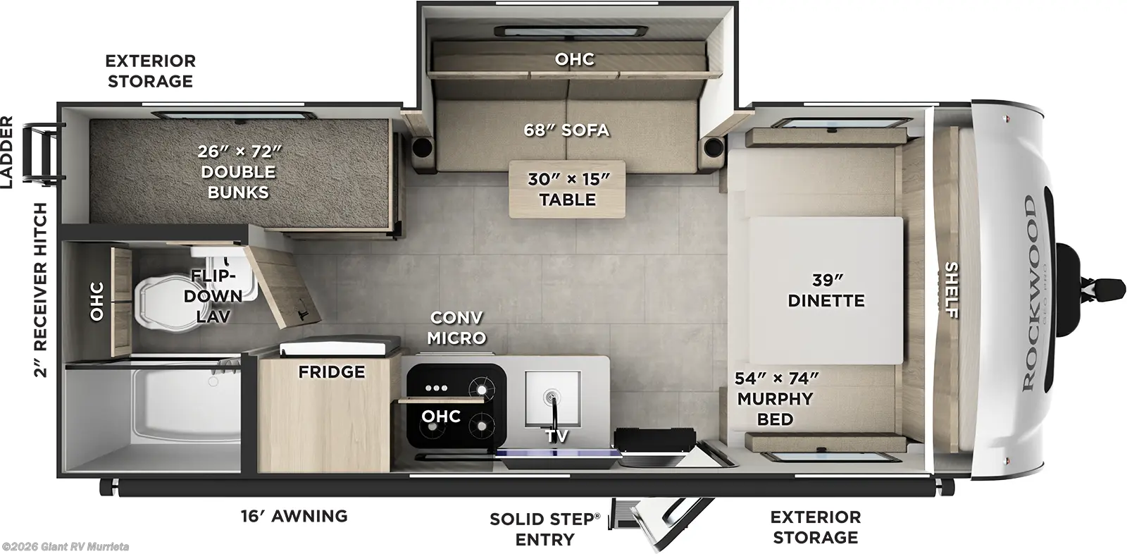 New 2026 Forest River Rockwood Geo Pro G20BHT available in Murrieta, California