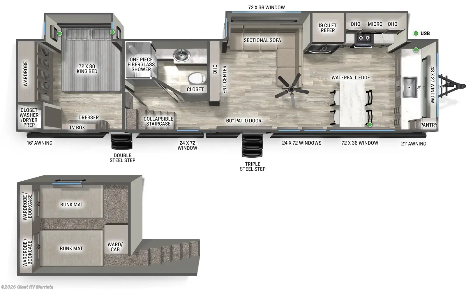 New 2027 Forest River Sierra Destination 422FKL available in Murrieta, California