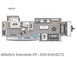 New 2023 Forest River Sandpiper Destination Trailers 401FLX available in Haslett, Michigan