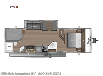 New 2024 Jayco Jay Feather 27BHB available in East Lansing, Michigan