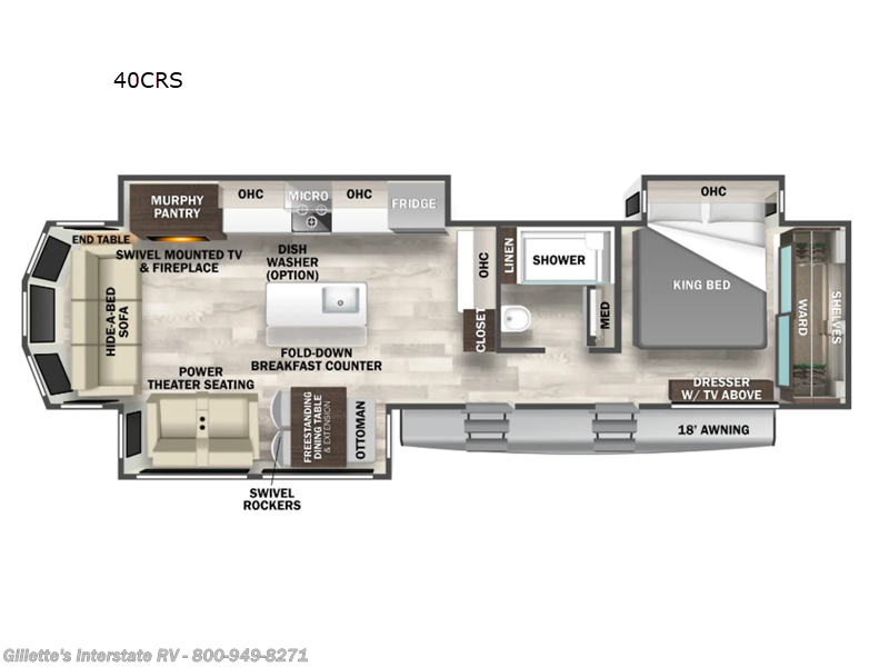 New 2026 Forest River Cedar Creek Cottage 40CRS available in Haslett, Michigan