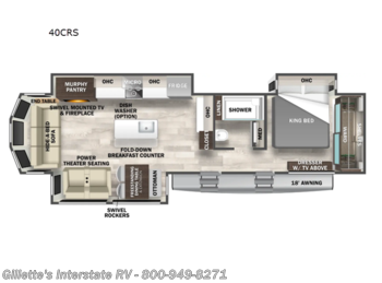 New 2026 Forest River Cedar Creek Cottage 40CRS available in Haslett, Michigan