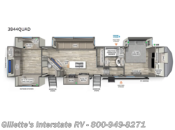 New 2026 Forest River Sandpiper 3844QUAD available in Haslett, Michigan