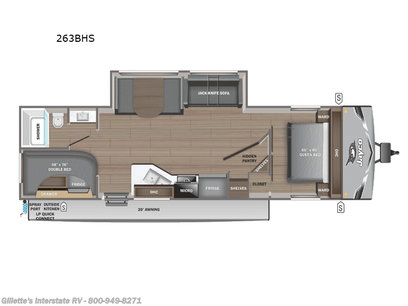 New 2026 Jayco Jay Flight SLX 263BHS available in Haslett, Michigan
