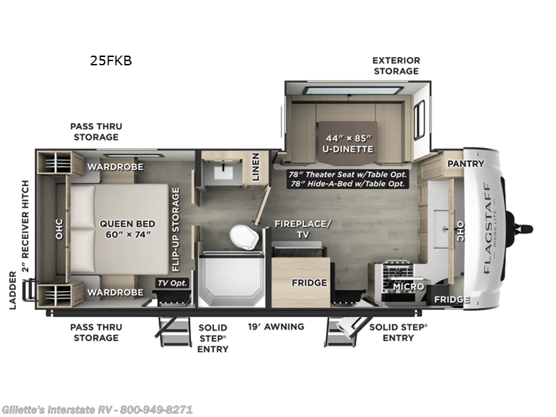 New 2026 Forest River Flagstaff Micro Lite 25FKB available in Haslett, Michigan