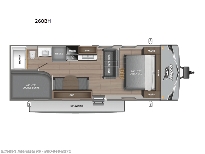 New 2026 Jayco Jay Flight SLX 260BH available in Haslett, Michigan