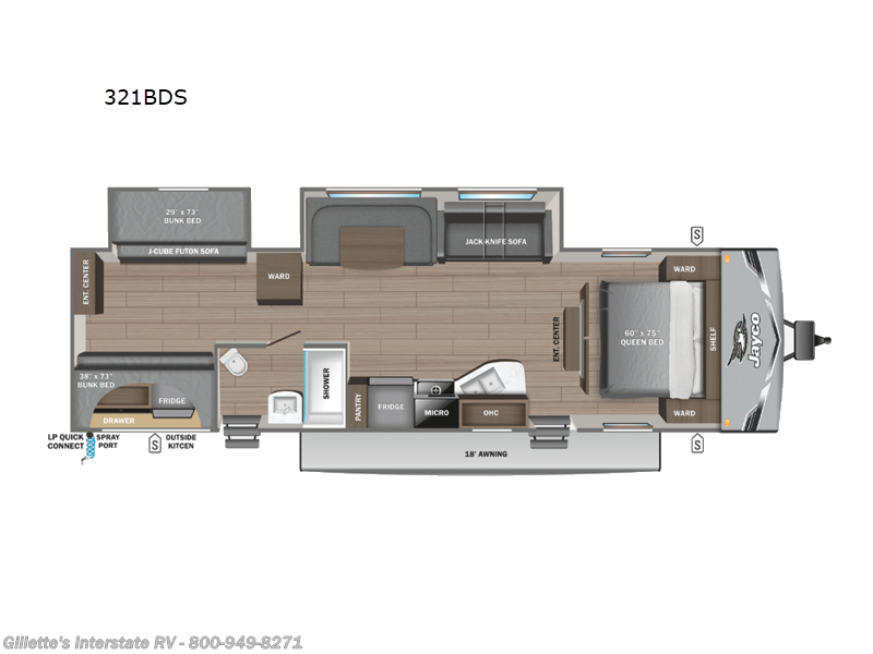 New 2026 Jayco Jay Flight SLX 321BDS available in Haslett, Michigan