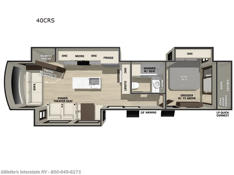 New 2026 Forest River Cedar Creek Cottage 40CRS available in Haslett, Michigan