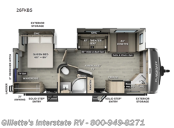 New 2027 Forest River Flagstaff Super Lite 26FKBS available in Haslett, Michigan