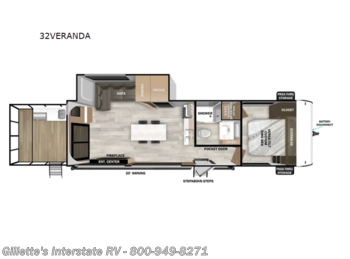 New 2025 Forest River Salem 32VERANDA available in Haslett, Michigan