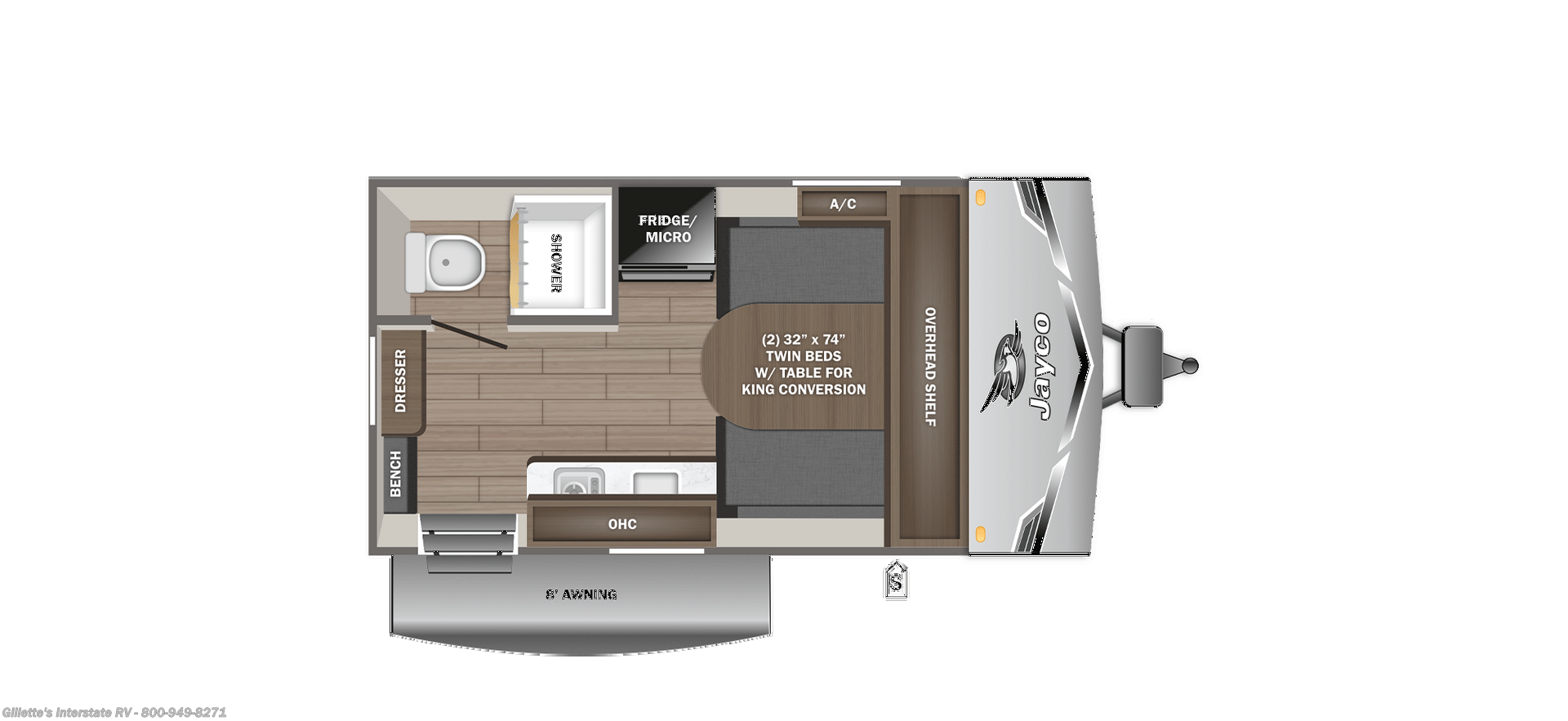 New 2026 Jayco Jay Flight SLX 140TB available in Haslett, Michigan