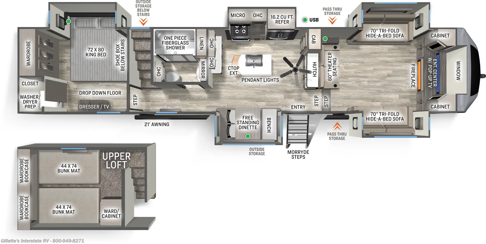 New 2026 Forest River Sandpiper 3990FL available in Haslett, Michigan