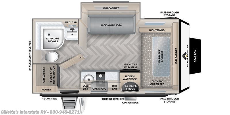 New 2022 Ember RV Overland 171FB available in Haslett, Michigan