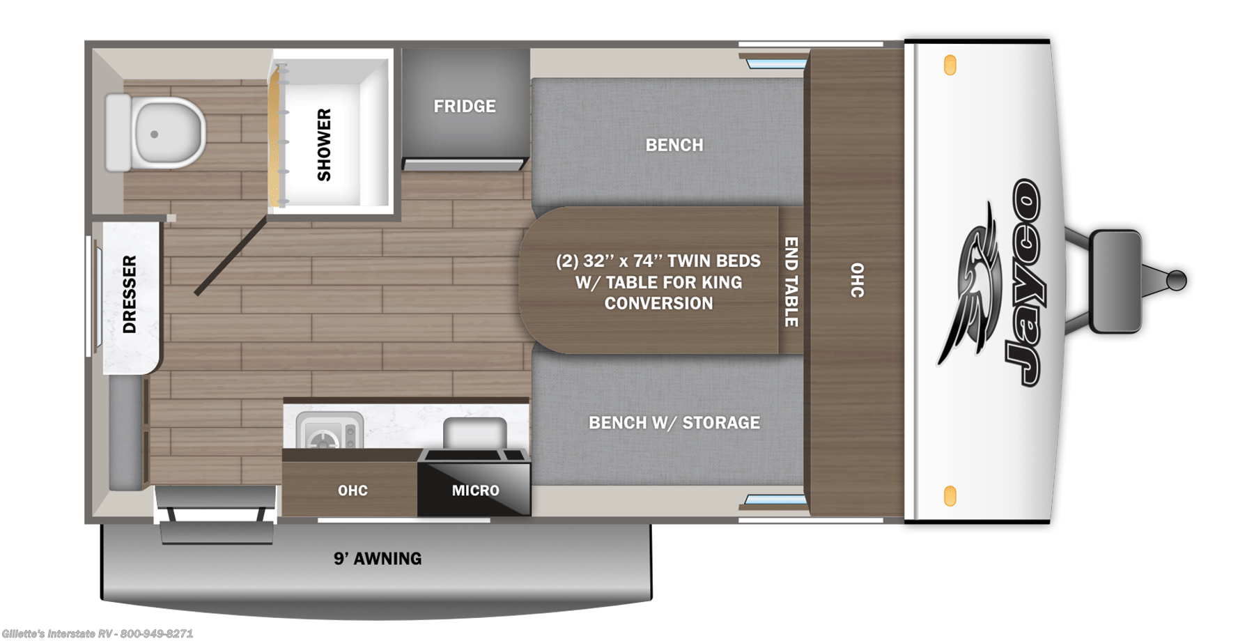 New 2026 Jayco Jay Feather Air SL 15TBSL available in Haslett, Michigan