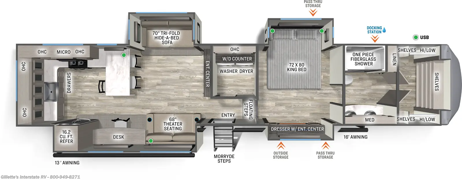 New 2026 Forest River Sandpiper 3800RK available in Haslett, Michigan