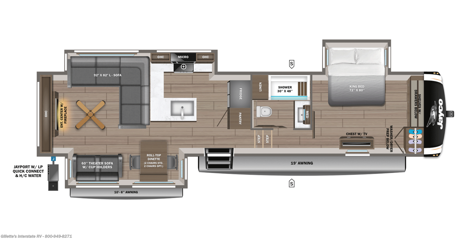 New 2026 Jayco Eagle 335LSTS available in Haslett, Michigan