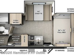 New 2025 Forest River Rockwood Geo Pro G20BH available in Saginaw, Michigan