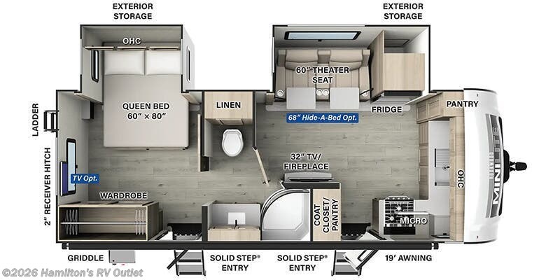 New 2025 Forest River Rockwood Mini Lite 2516S available in Saginaw, Michigan