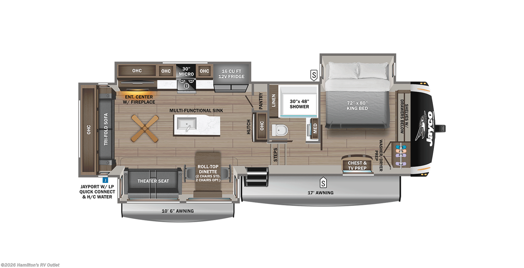 New 2026 Jayco Eagle 321RSTS available in Saginaw, Michigan
