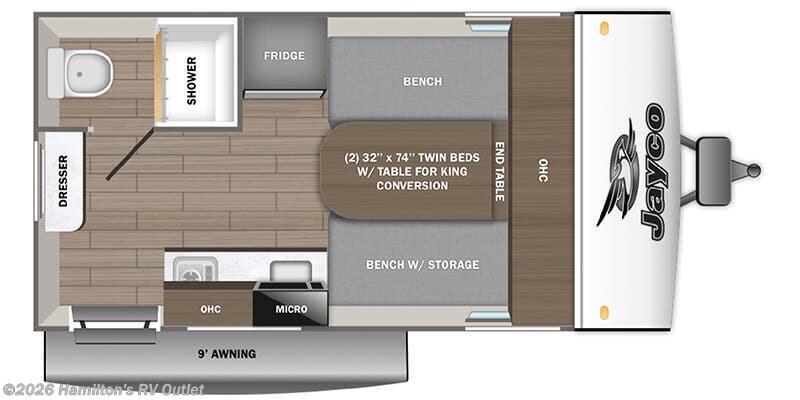 New 2026 Jayco Jay Feather Air SL 15TBSL available in Saginaw, Michigan