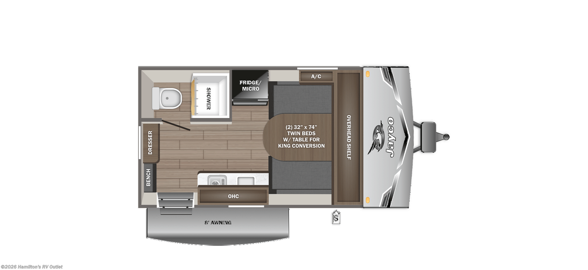 New 2026  Jayco Jay Flight SLX 140TB by Jayco from Hamilton's RV Outlet in Saginaw, MI