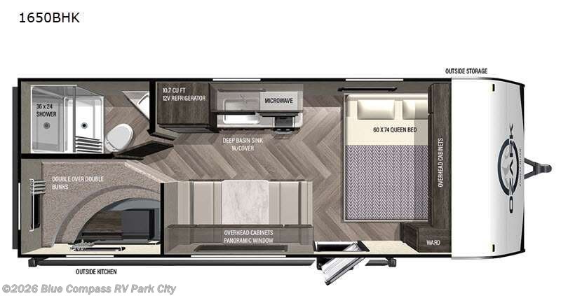 Used 2021 Forest River Ozark 1650BHK available in Park City, Kansas