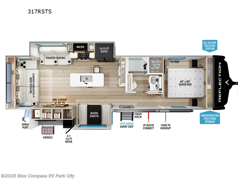 New 2026 Grand Design Reflection 317RSTS available in Park City, Kansas