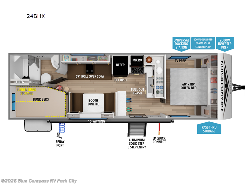 New 2026 Grand Design Transcend Xplor 24BHX available in Park City, Kansas