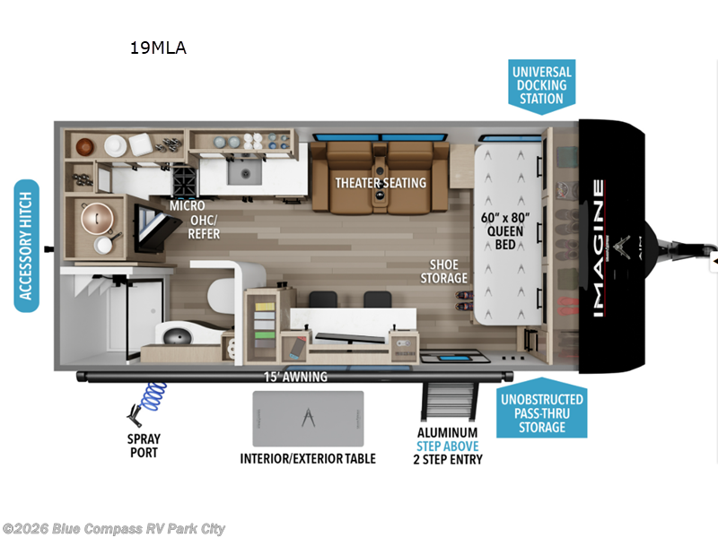 New 2026 Grand Design Imagine AIM 19MLA available in Park City, Kansas