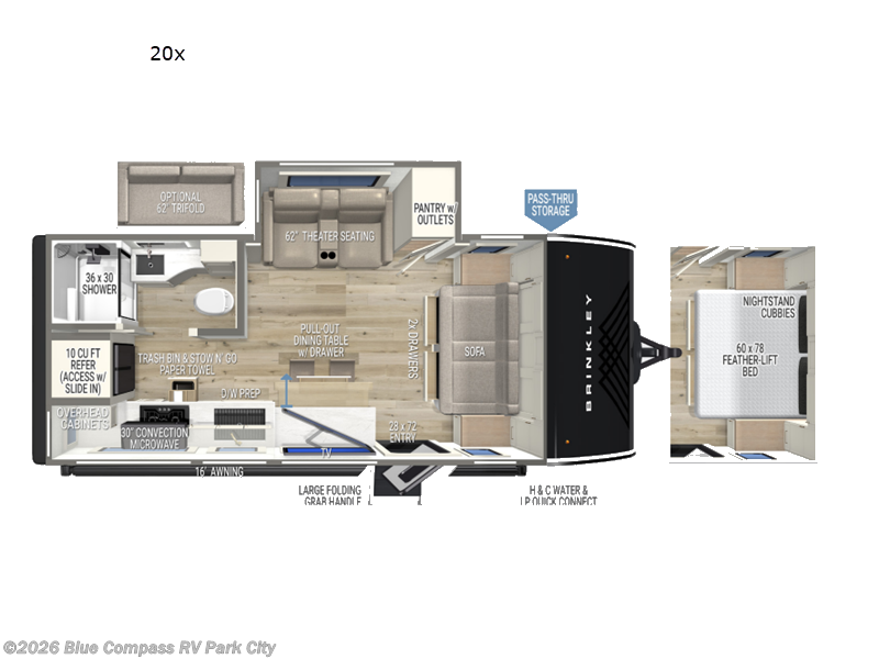 New 2027 Brinkley RV Model Ix 20x available in Park City, Kansas