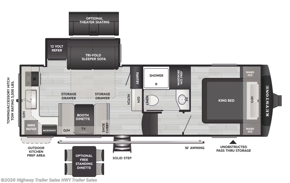 New 2026 Keystone Cougar Half-Ton 23MLE available in Salem, Oregon