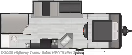 Used 2021  Keystone Hideout 26BHWE by Keystone from Highway Trailer Sales in Salem, OR