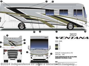 New 2022 Newmar Ventana 4037 available in Winter Garden, Florida