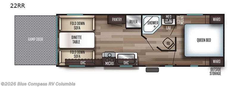 Used 2019 Forest River Cherokee Grey Wolf 22RR available in Lexington, South Carolina