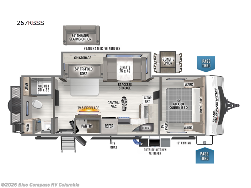 Used 2023 Forest River Grand Surveyor 267RBSS available in Lexington, South Carolina