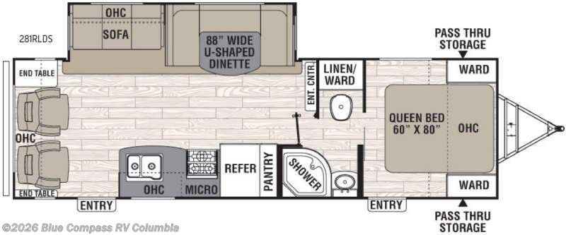 Used 2017 Coachmen Freedom Express 281RLDS available in Lexington, South Carolina