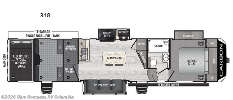 Used 2020 Keystone Carbon 348 available in Lexington, South Carolina