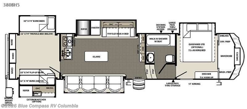 Used 2016 Forest River Sandpiper 380BHS available in Lexington, South Carolina