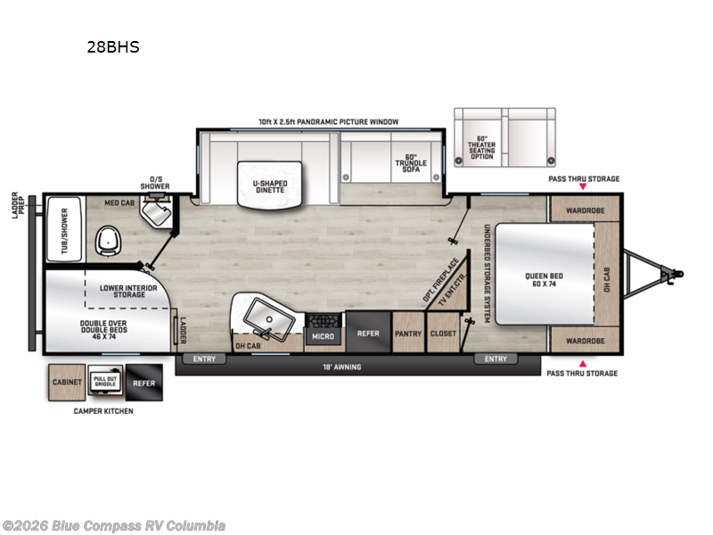 New 2026 Forest River Aurora 28BHS available in Lexington, South Carolina