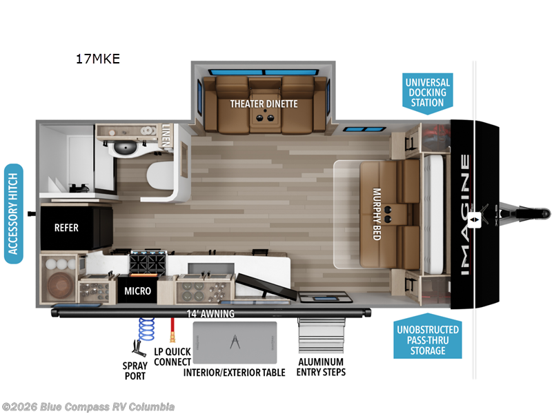 New 2026 Grand Design Imagine XLS 17MKE available in Lexington, South Carolina